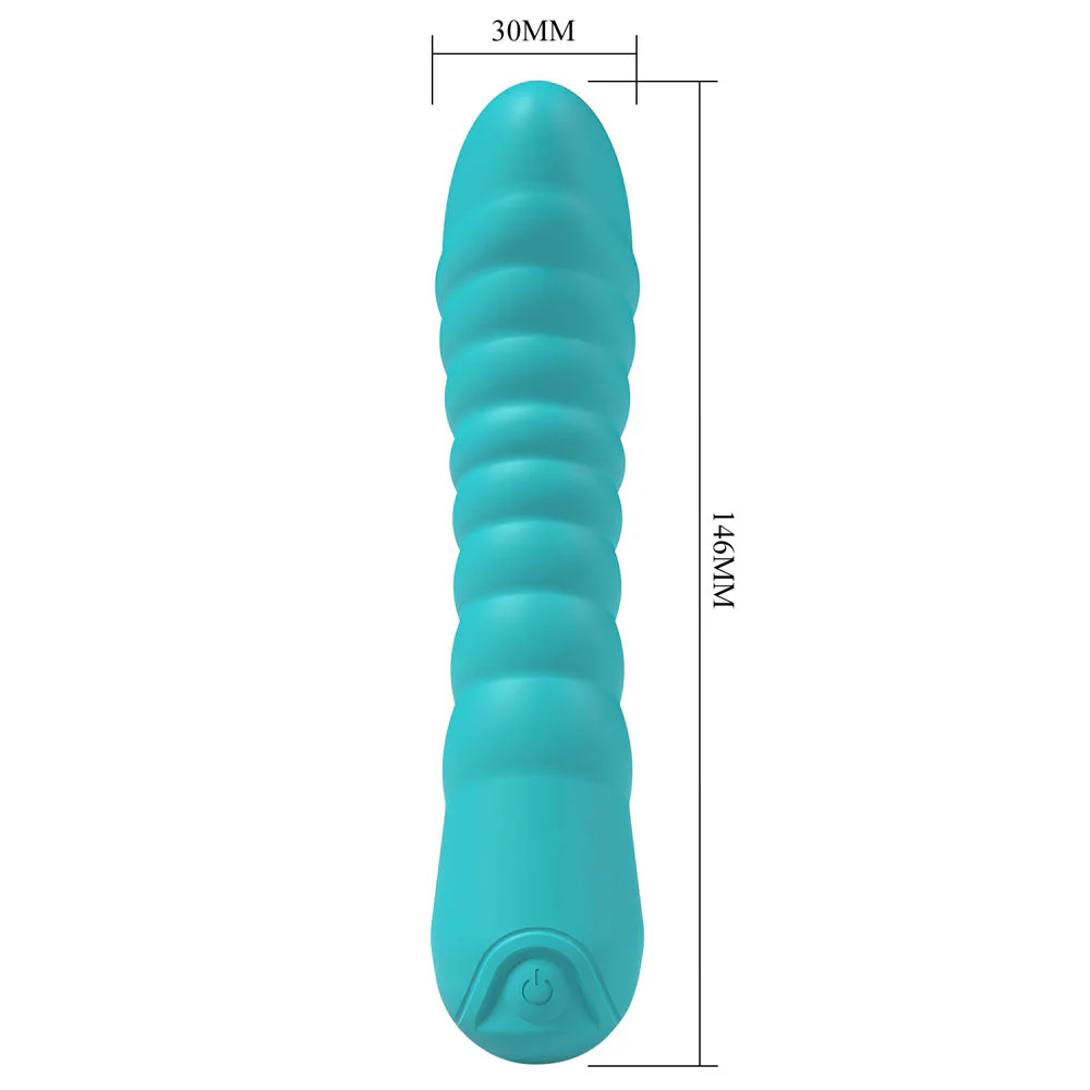 Party Up JAYLEI - Teal - Teal 14.6 cm USB Rechargeable Vibrator - Image 5