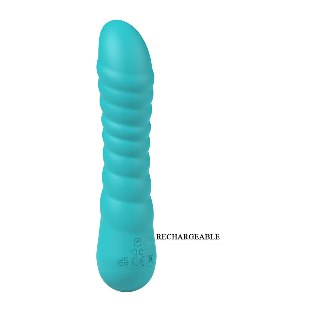 Party Up JAYLEI - Teal - Teal 14.6 cm USB Rechargeable Vibrator - Image 7