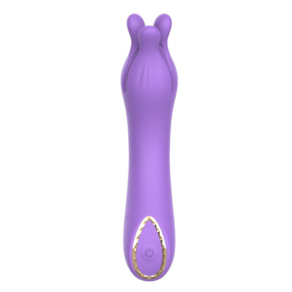Party Up KELLY - Purple - Purple 13.7 cm USB Rechargeable Vibrator - Image 3
