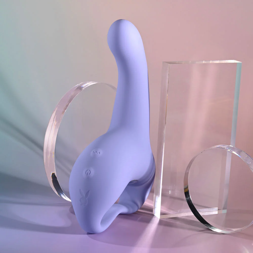 Playboy Pleasure NICE TO MEET YOU - Purple 19.5 cm USB Rechargeable Vibrator - Image 5