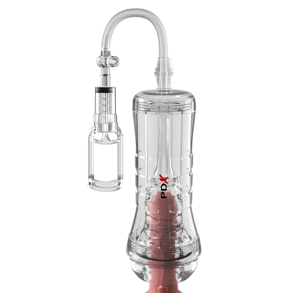 PDX Elite ViewTube Vac XXL Pump Stroker - Clear Vagina Stroker with Suction Pump - Image 3