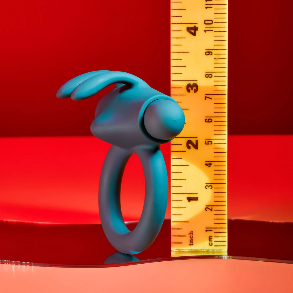 Playboy Pleasure BUNNY BUZZER - Green USB Rechargeable Vibrating Cock Ring - Image 6