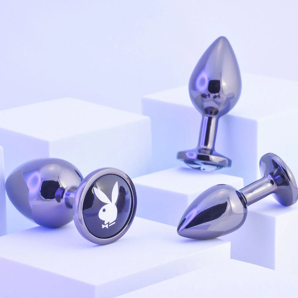 Playboy Pleasure PLEASURE 3 WAYS - Metal Butt Plugs - Set of 3 Sizes - Image 5