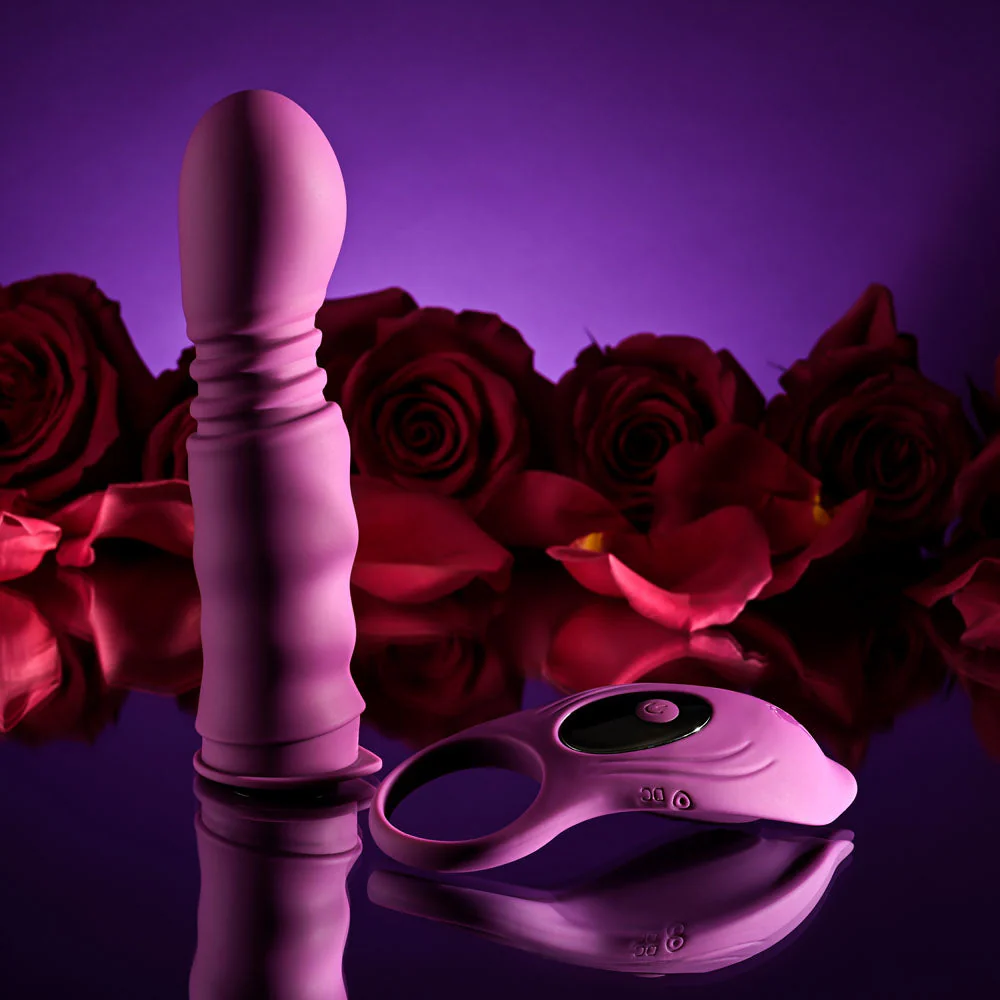 Playboy Pleasure MATCH PLAY - Pink USB Rechargeable with C-Ring Attachment - Image 3