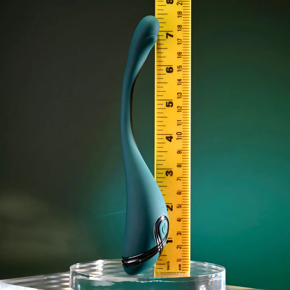Playboy Pleasure PINPOINT PERFECTION - Green 19.3 cm USB Rechargeable Poseable Vibrator - Image 8