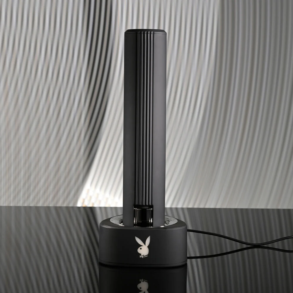 Playboy Pleasure PLEASURE ZONE - Black 21.4 cm Rechargeable Vibrator with USB Charging Dock - Image 5