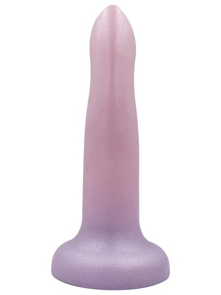 Pleasures by Playful 6 inch Dong - Pink to Purple - Image 4