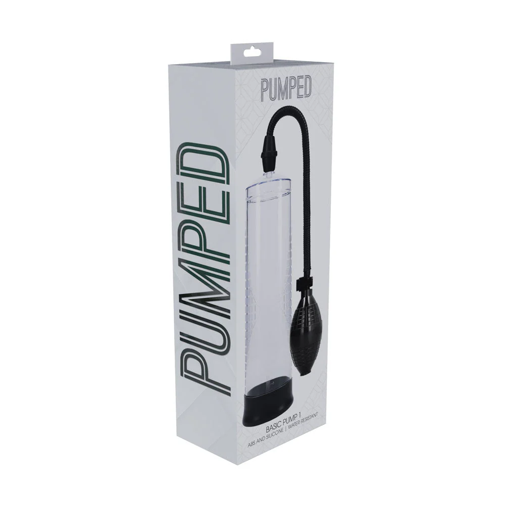 PUMPED Basic Pump 1 - Transparent - Clear Penis Pump - Image 3