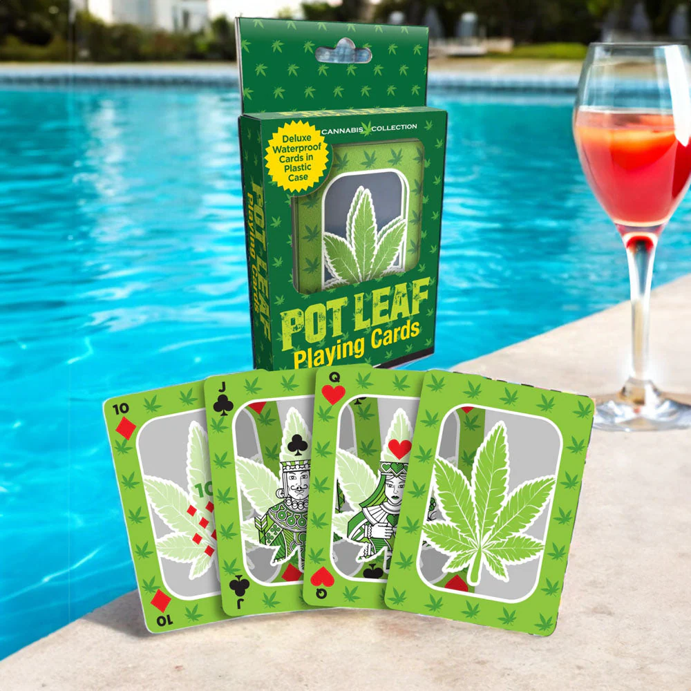 Pot Leaf Playing Cards - Waterproof Novelty Playing Cards - Image 2