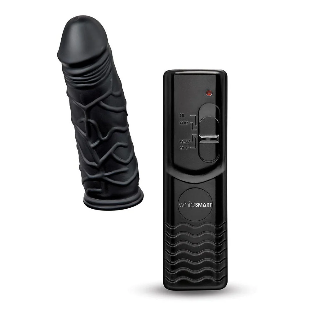 Whipsmart Inflatable Bangin Bolster - Black Inflatable Cushion with 6'' Vibrating Dong - Image 4