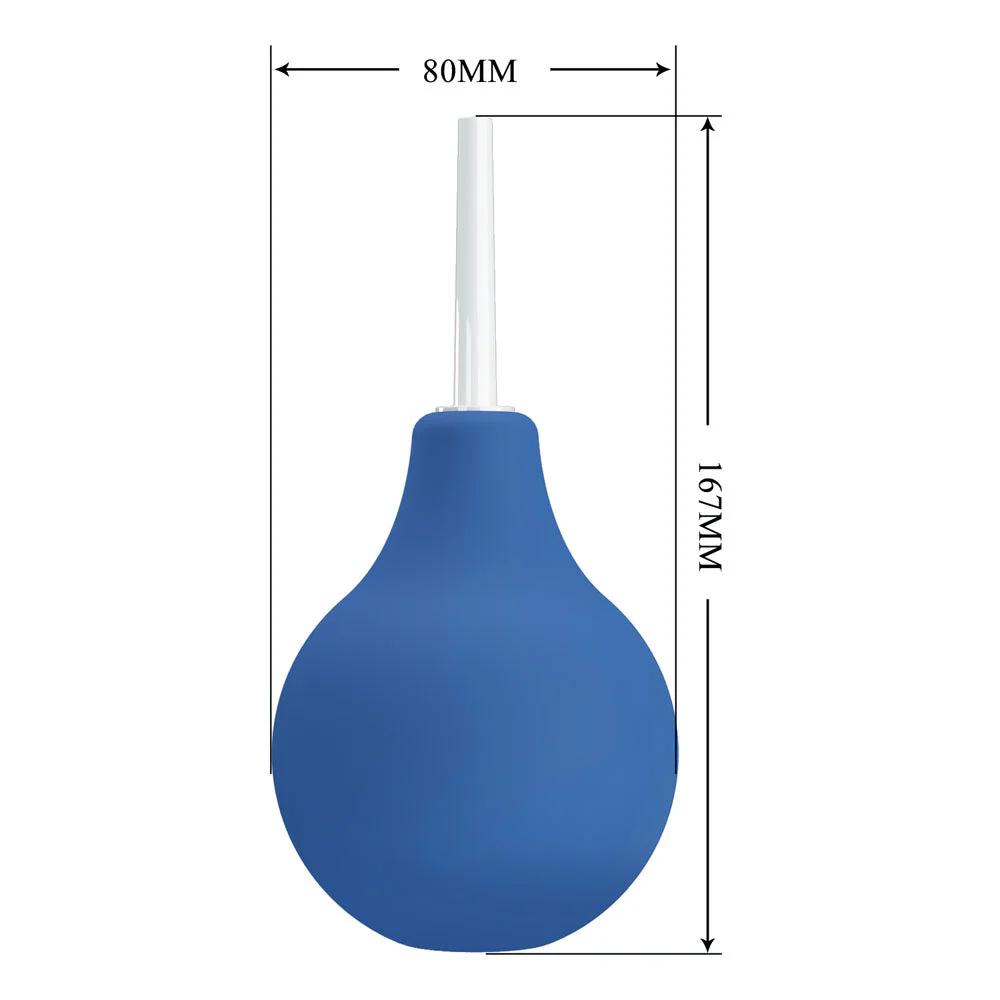 MR PLAY Anal Douche - Blue - Blue Unisex Douche - 224 ml Capacity - Image 6