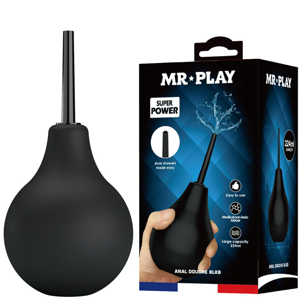 MR PLAY Anal Douche - Blue - Blue Unisex Douche - 224 ml Capacity - Image 8