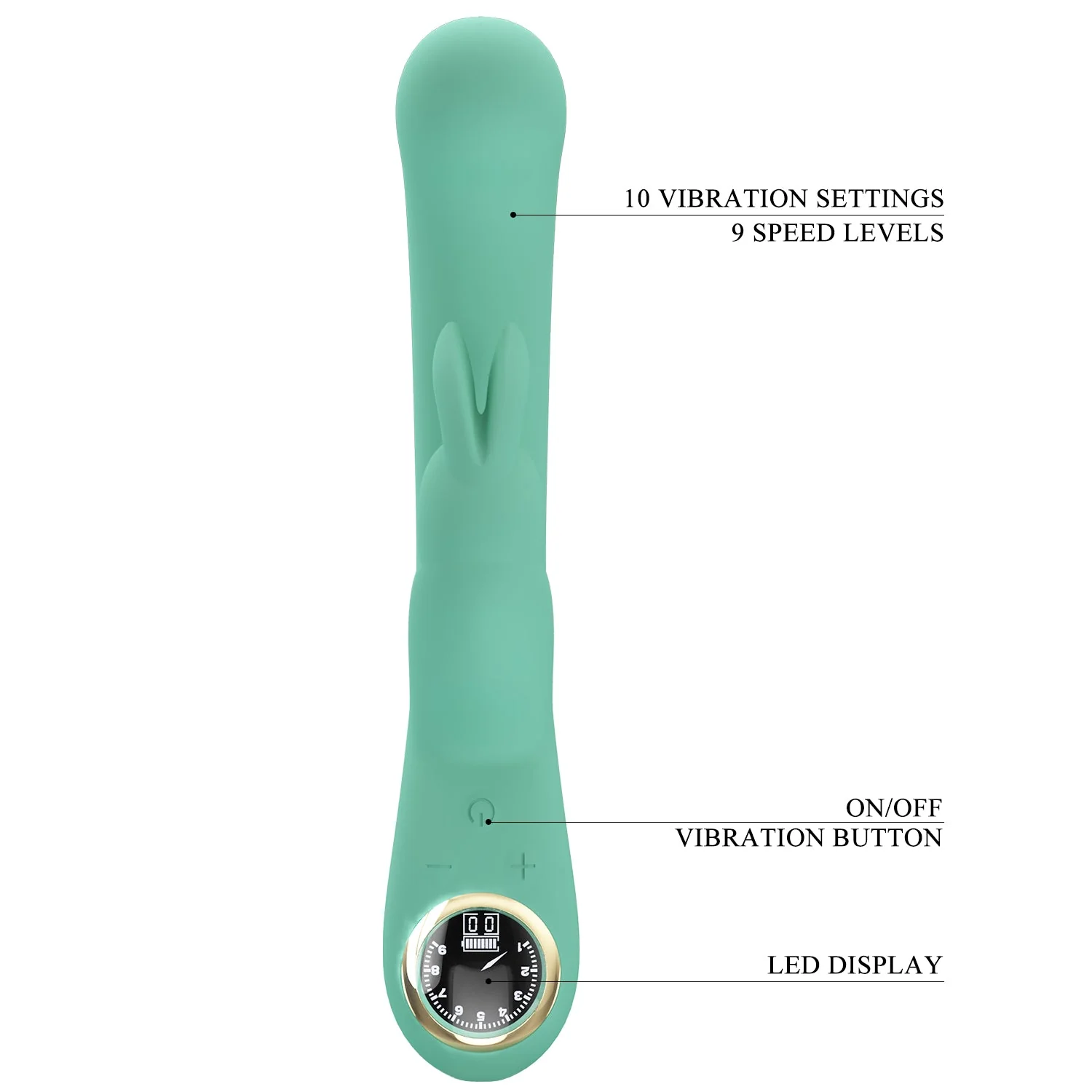 Pretty Love Lamar Rabbit Vibrator - Image 32