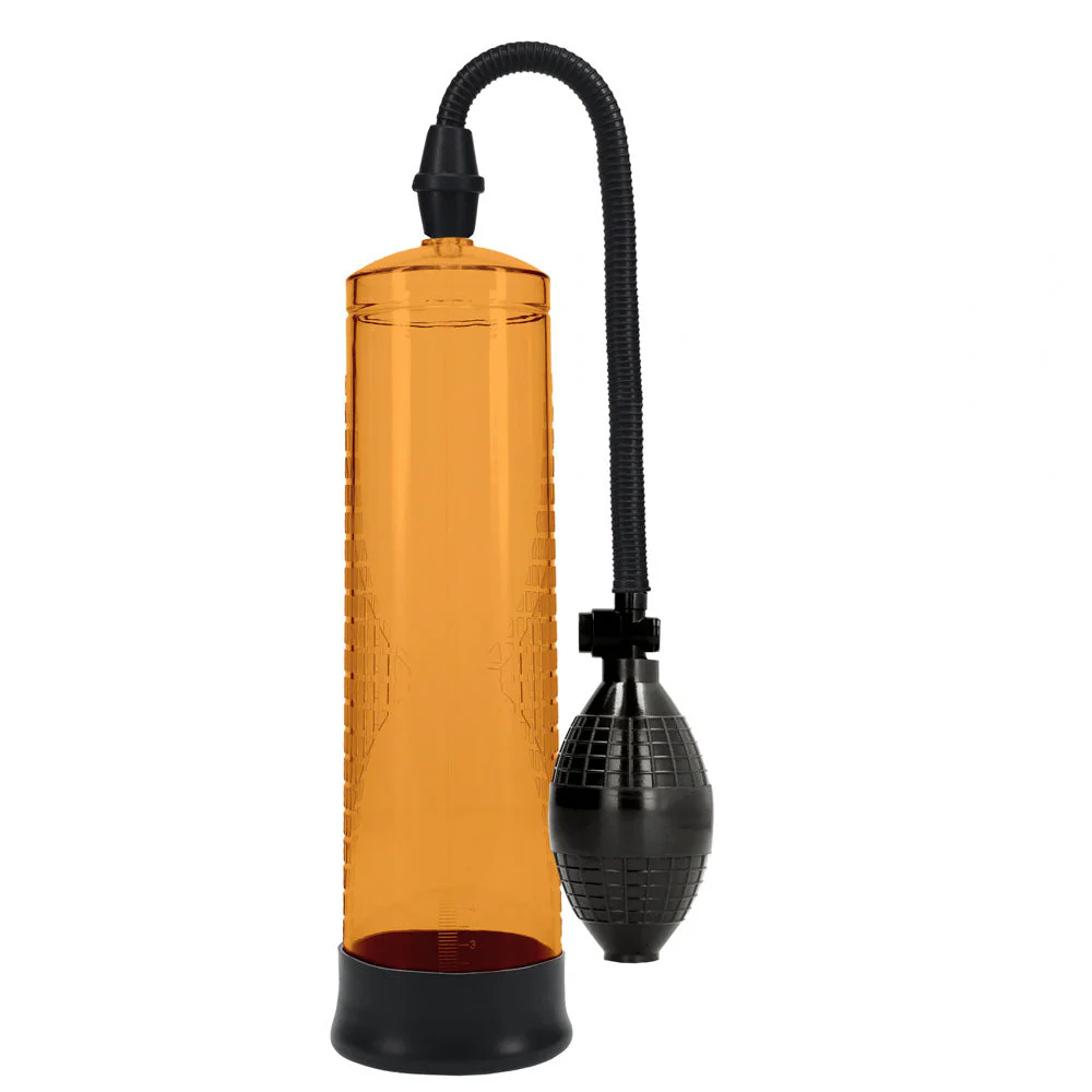 PUMPED Basic Pump 1 - Blue - Blue Penis Pump - Image 10