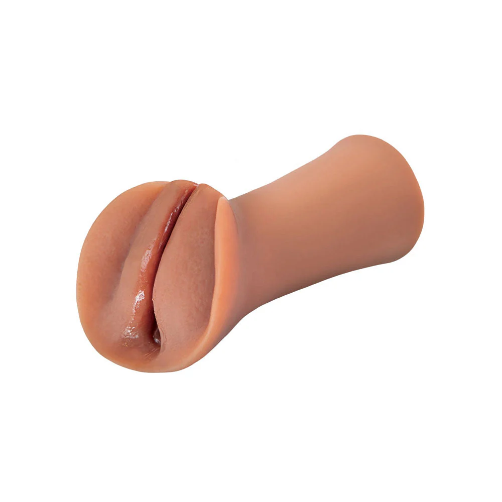 PDX Extreme Wet Pussies - Slippery Slit - Tan - Tan Self-Lubricating Vagina Stroker - Image 3