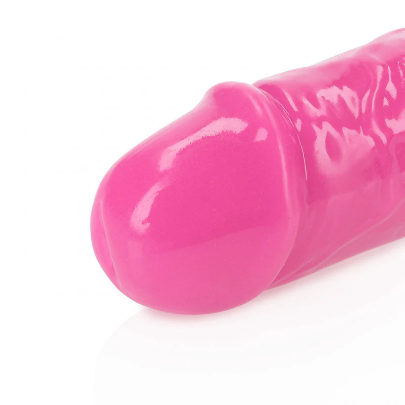 REALROCK 38 cm Double Dong Glow - Pink - Pink 38 cm (15'') Double Dong - Image 5