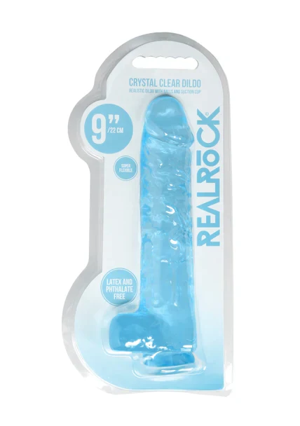 Realrock Realistic Dildo with Balls - 9" / 22 cm