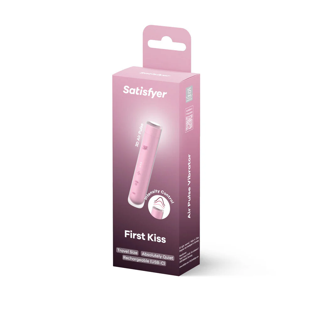 Satisfyer First Kiss - Pink USB Rechargeable Air Pulse Stimulator - Image 9