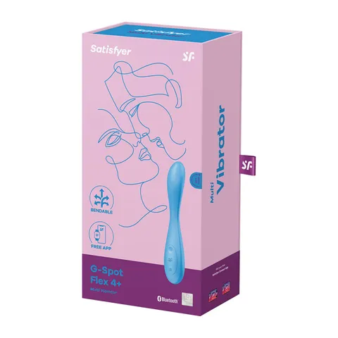 Satisfyer G-Spot Flex 4 Vibrator Blue App Control - Image 8