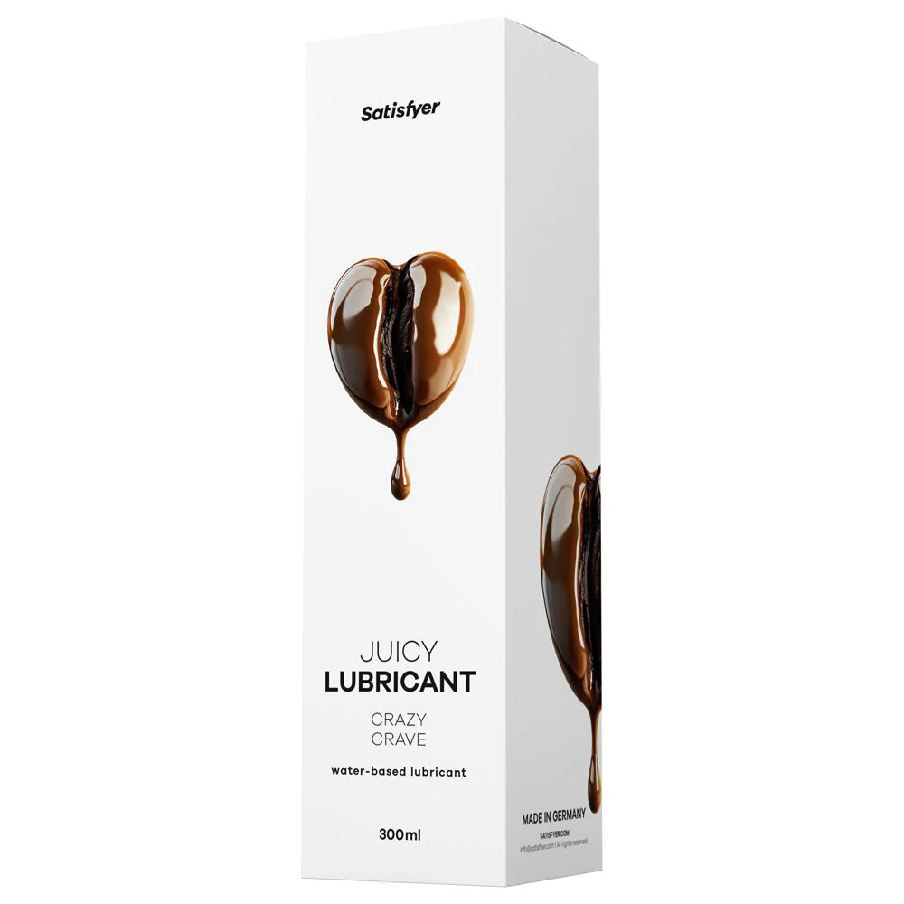 Satisfyer Juicy Lubricant 300 ml Crazy Crave - Coffee Scented Water Based Lubricant - 300 ml Bottle - Image 2