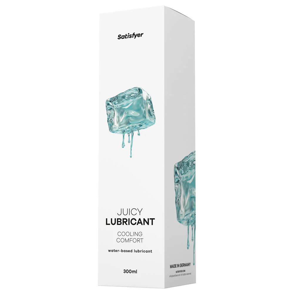 Satisfyer Juicy Lubricant 300 ml Cooling Comfort - Cooling Water Based Lubricant - 300 ml Bottle - Image 2