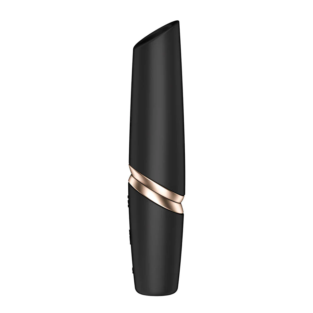 Satisfyer Perfect Kiss - Black USB Rechargeable Air Pulse Stimulator - Image 6
