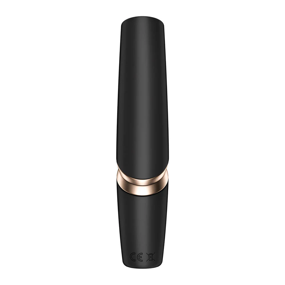 Satisfyer Perfect Kiss - Black USB Rechargeable Air Pulse Stimulator - Image 7