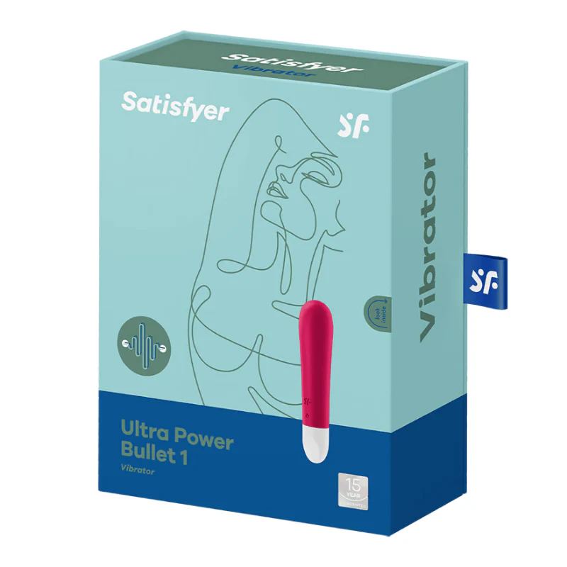 Satisfyer Ultra Power Bullet 1 Red Vibrator - Image 2
