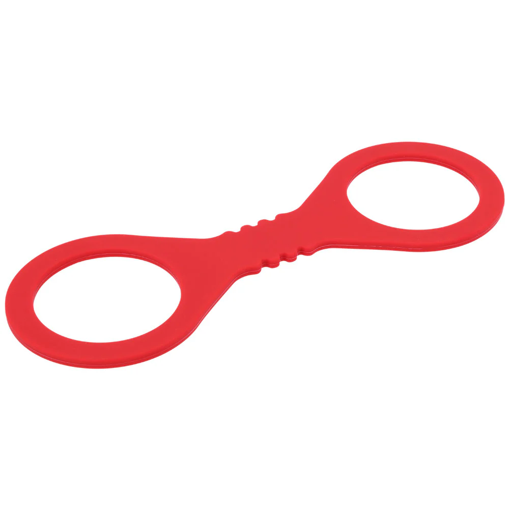 Sex & Mischief Amor Small Silicone Cuffs - Red Small Restraints - Image 6