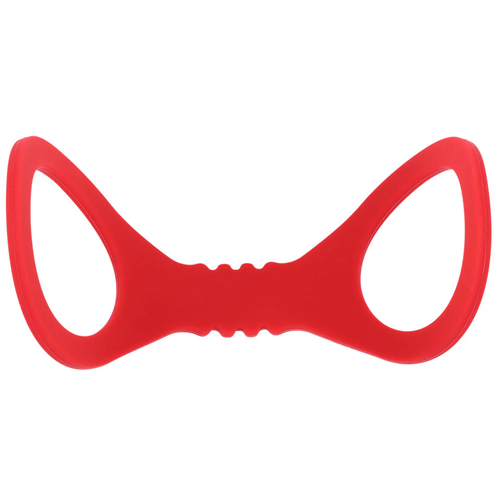 Sex & Mischief Amor Small Silicone Cuffs - Red Small Restraints - Image 7