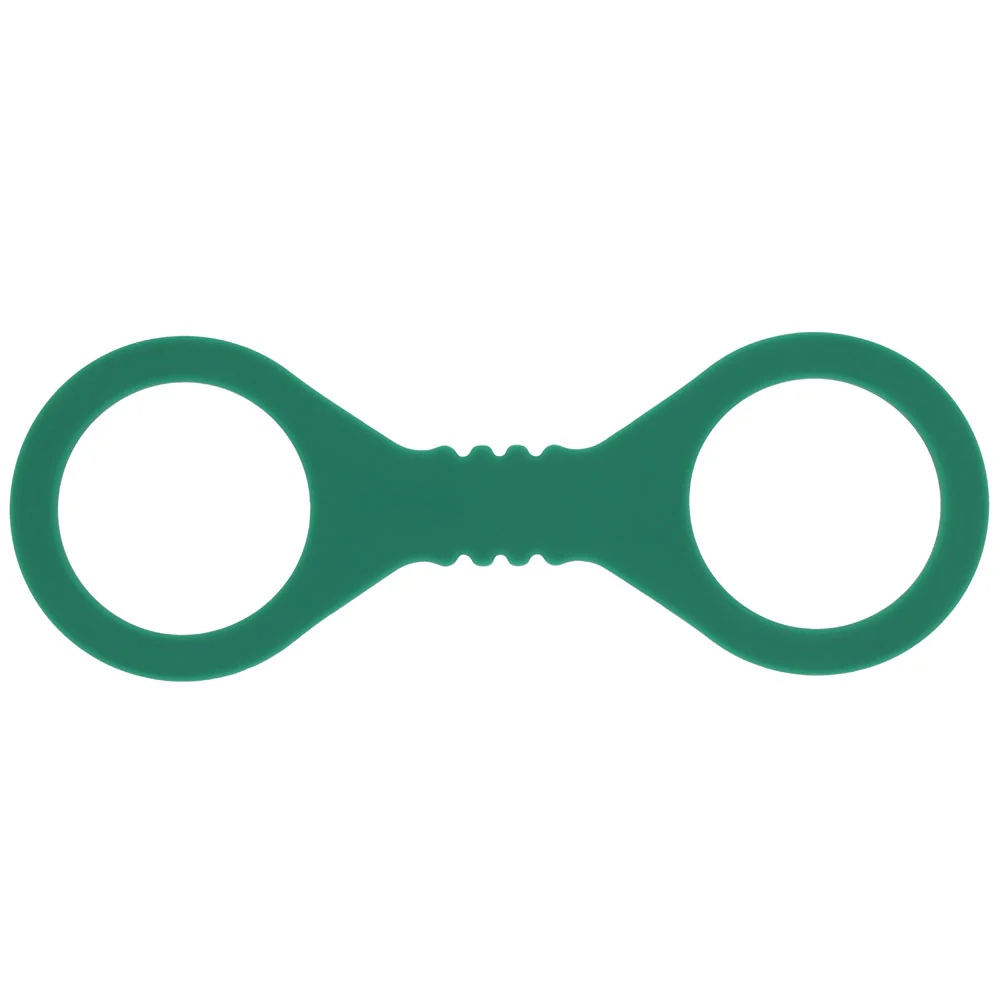Sex & Mischief Indica Small Silicone Cuffs - Green Small Restraints - Image 4