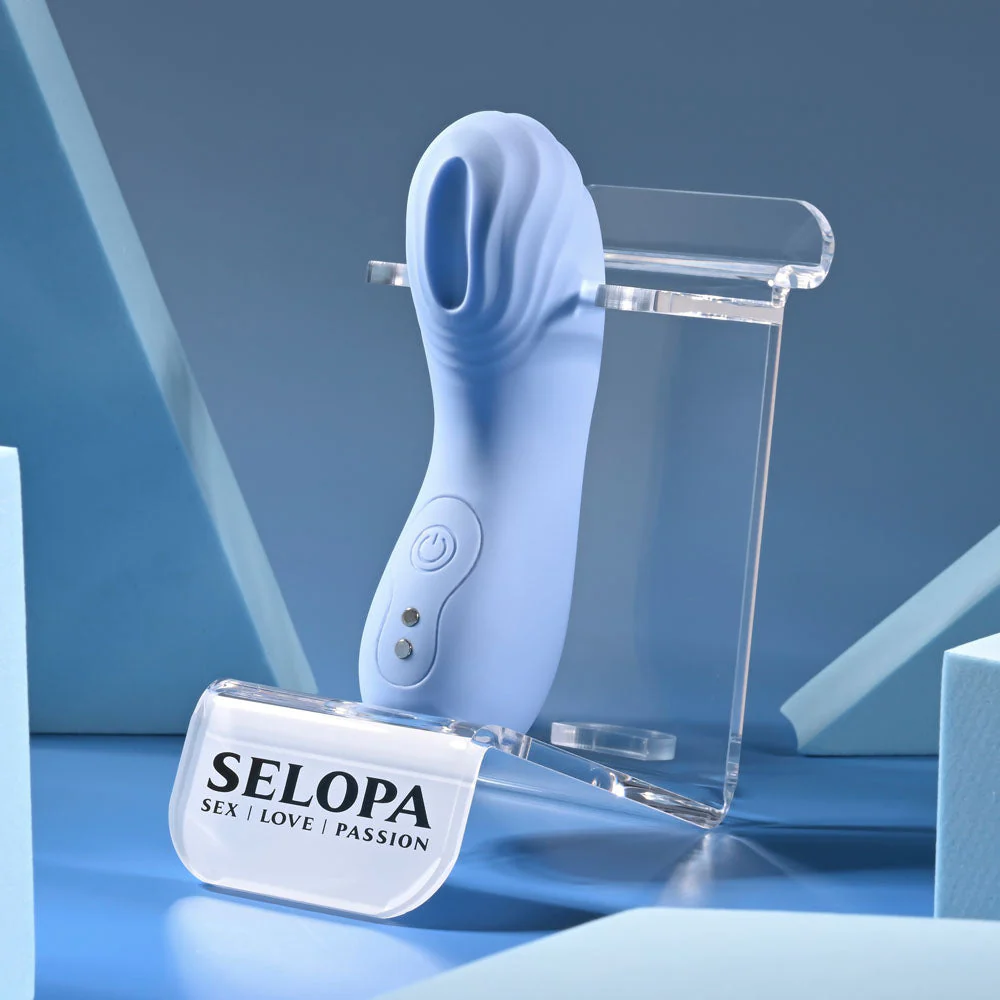 Selopa GOOD POINT - Purple USB Rechargeable Hollow Vibrating Finger Stimulator - Image 7