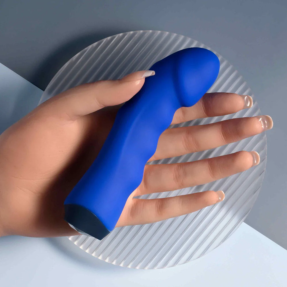 Selopa BLUE BANGER - Blue 13.6 cm USB Rechargeable Vibrator - Image 5