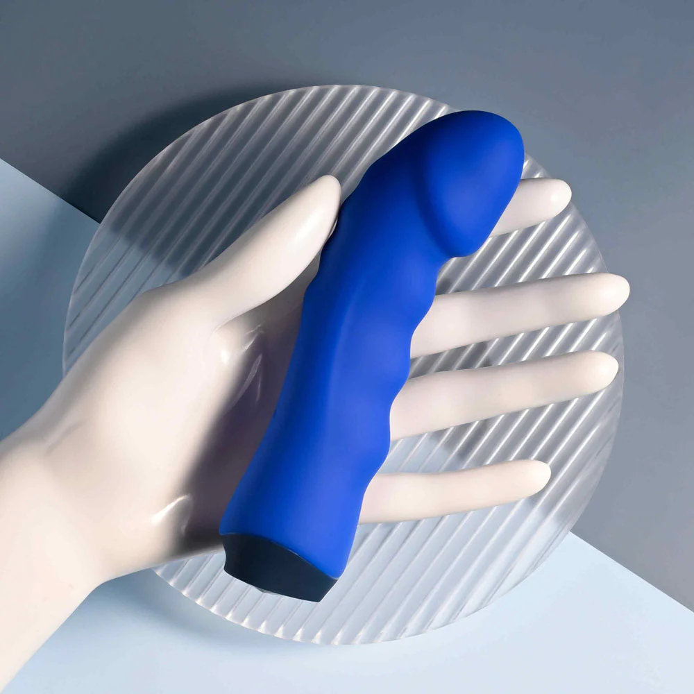 Selopa BLUE BANGER - Blue 13.6 cm USB Rechargeable Vibrator - Image 6