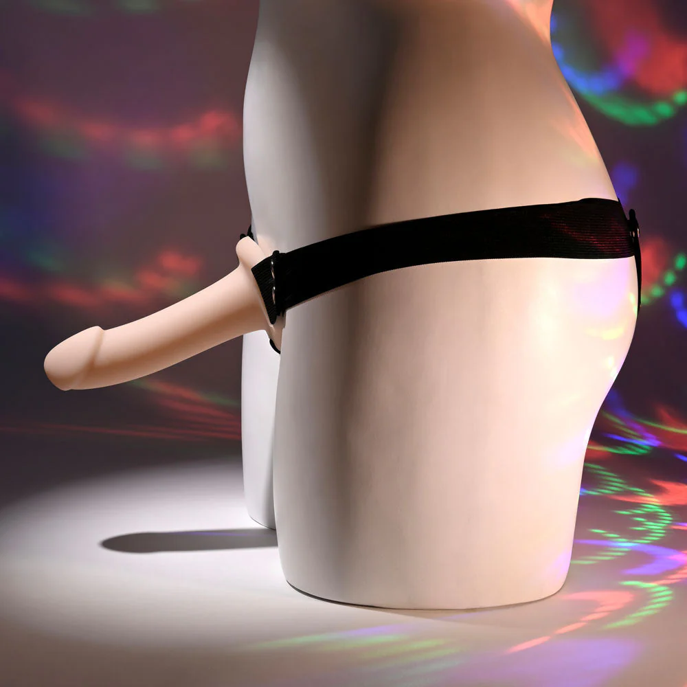 Selopa OUR FIRST HOLLOW STRAP ON LIGHT - Flesh 16.3 cm Hollow Strap-On - Image 4