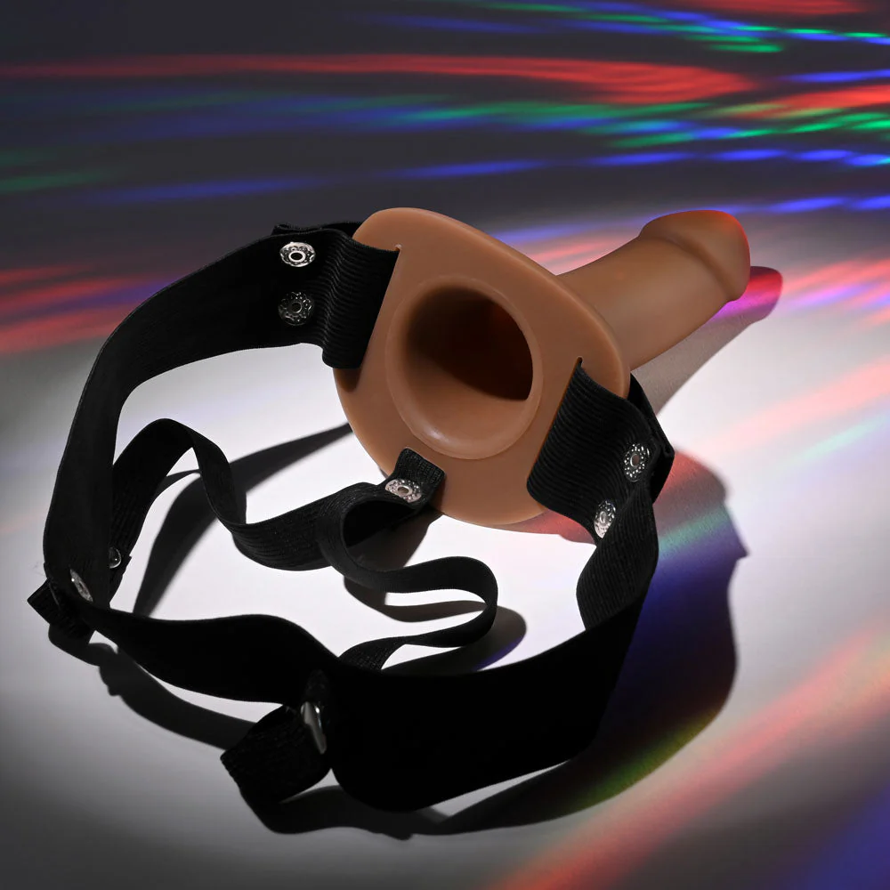 Selopa OUR FIRST HOLLOW STRAP ON DARK - Brown 16.3 cm Hollow Strap-On - Image 6