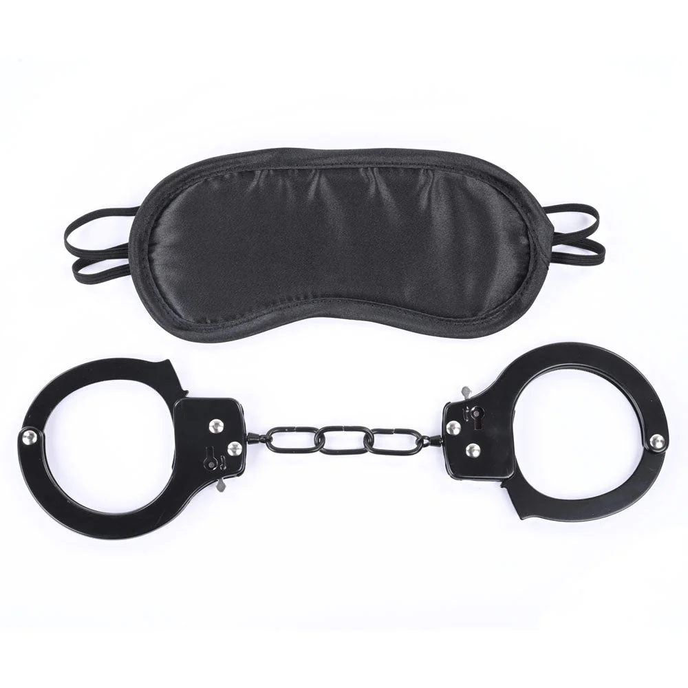 Sex & Mischief Shadow Cuff Kit - Black - 2 Piece Set - Image 3