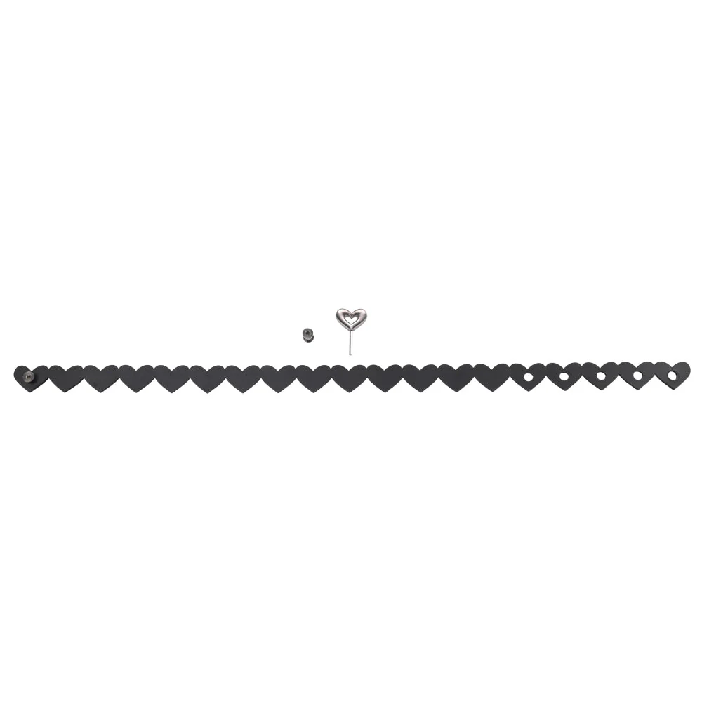 Sex & Mischief Heart Day Collar - Black Collar - Image 6