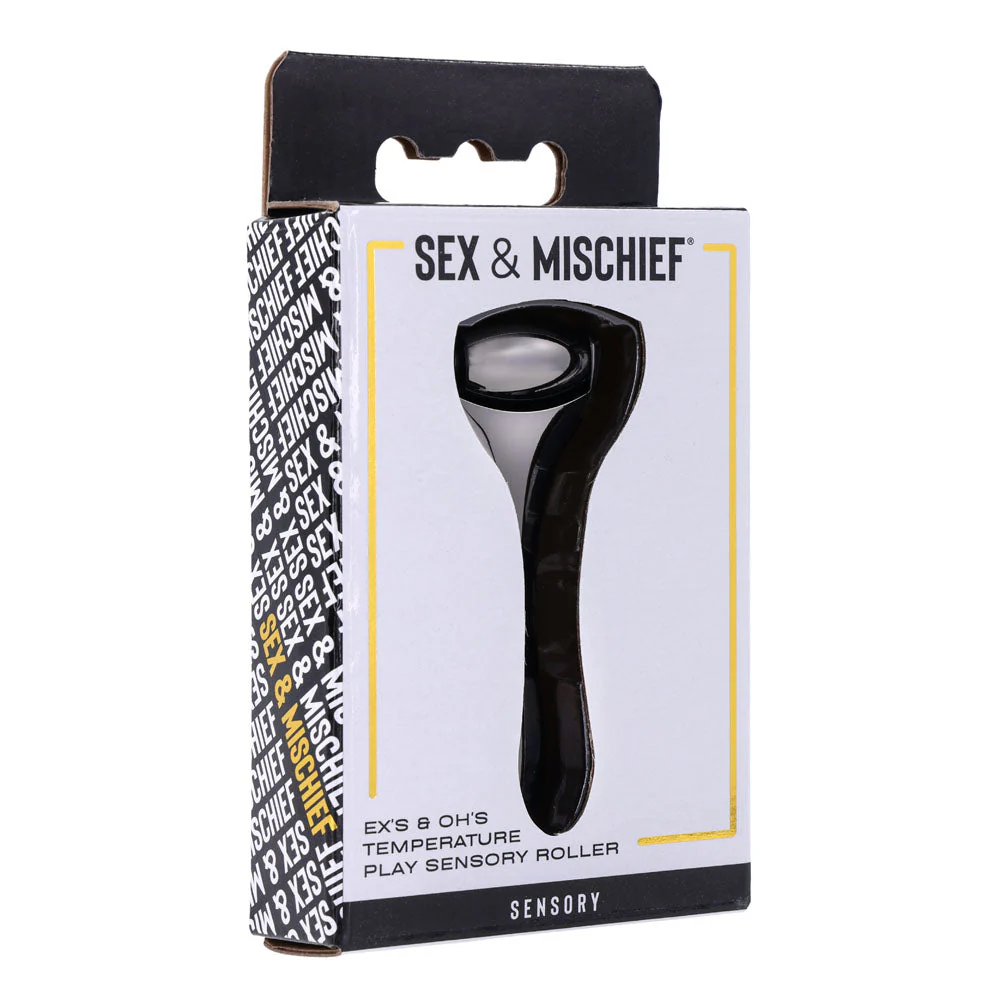 S&M Exs & Ohs Temperature Play Sensory Roller - Gunmetal Roller - Image 9