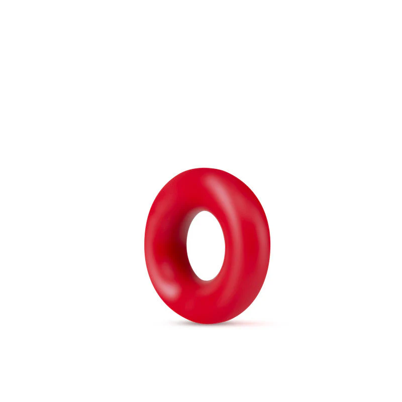 Stay Hard Donut Rings - Red Cock Rings - Set of 2 - Image 3