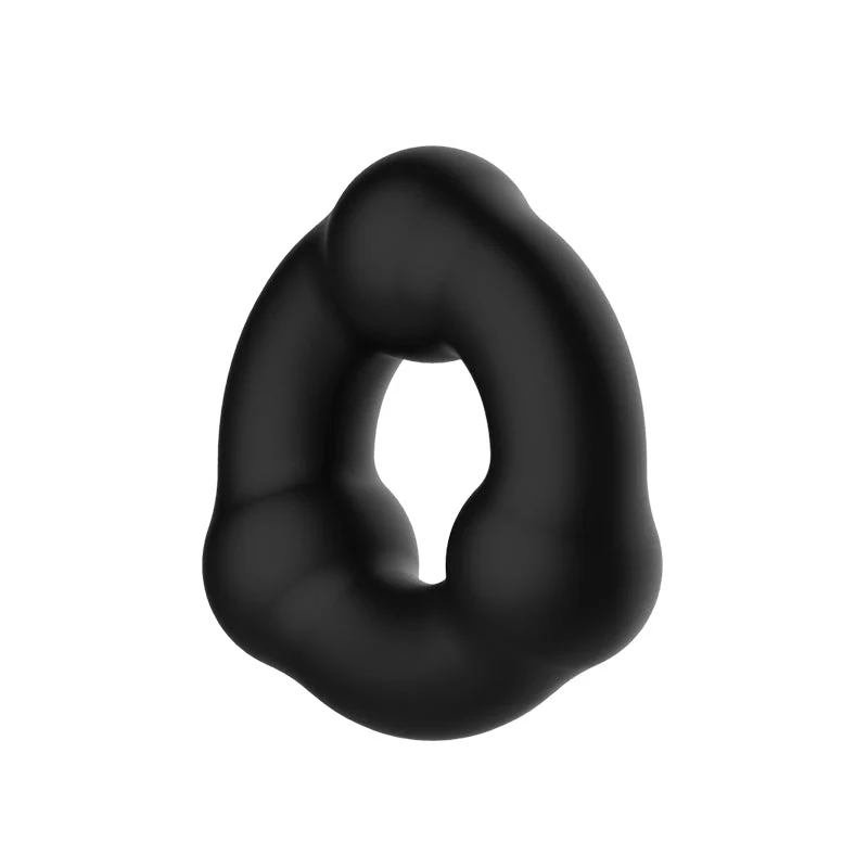 CRAZY BULL Beaded Cock Ring - Black Cock Ring - Image 3