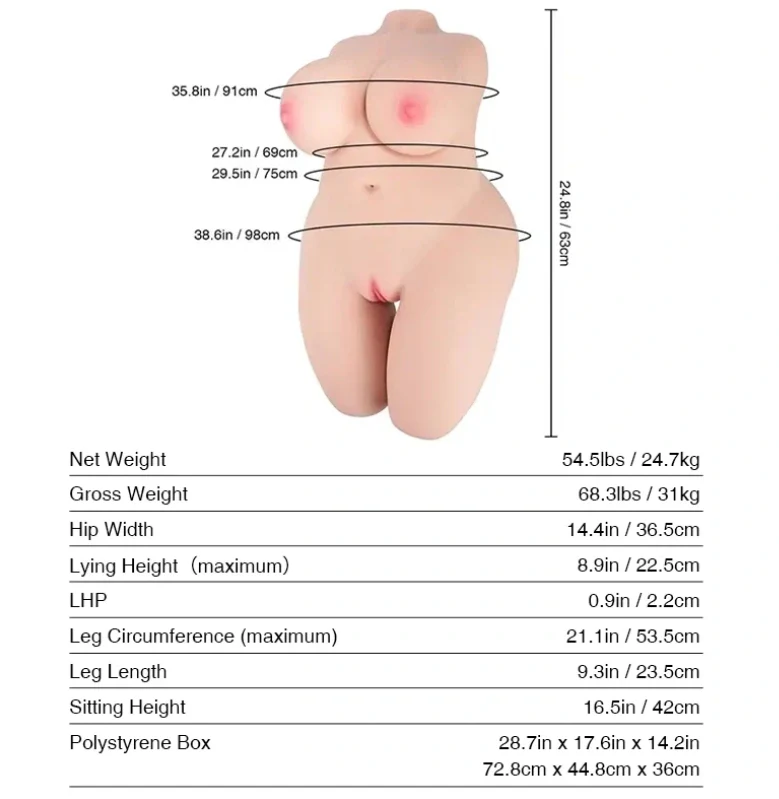 Tantaly FREYA BBW Body Sex Doll - Image 8