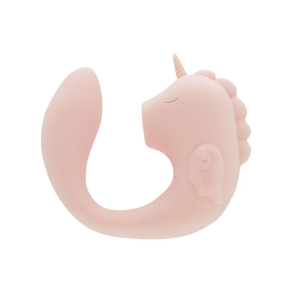 Unihorn - C Horse - Coral Throb - Coral USB Rechargeable Dual Unicorn Vibrator - Image 5