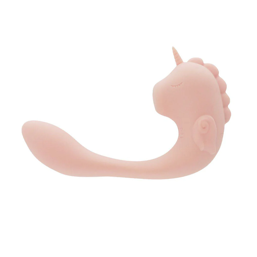 Unihorn - C Horse - Coral Throb - Coral USB Rechargeable Dual Unicorn Vibrator - Image 6