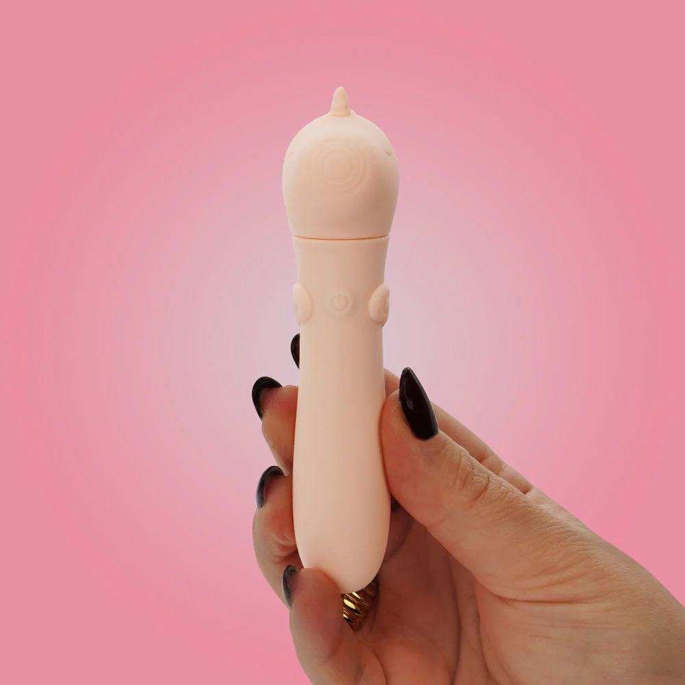 Unihorn - USB Bullet - Heart Throb - Coral USB Rechargeable Vibrating Bullet - Image 2
