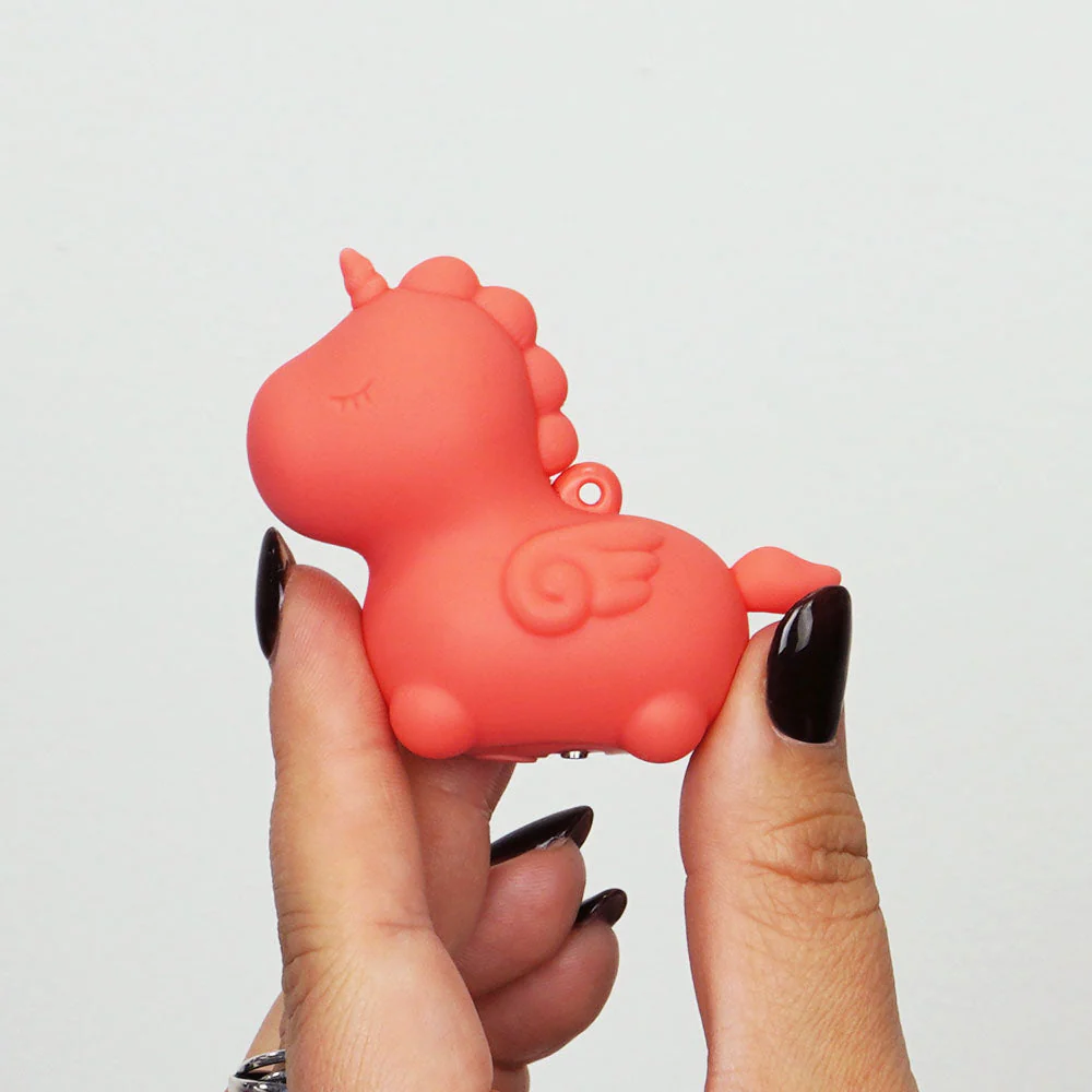 Unihorn Mini - Peachy Pony - Peach USB Rechargeable Stimulator - Image 2