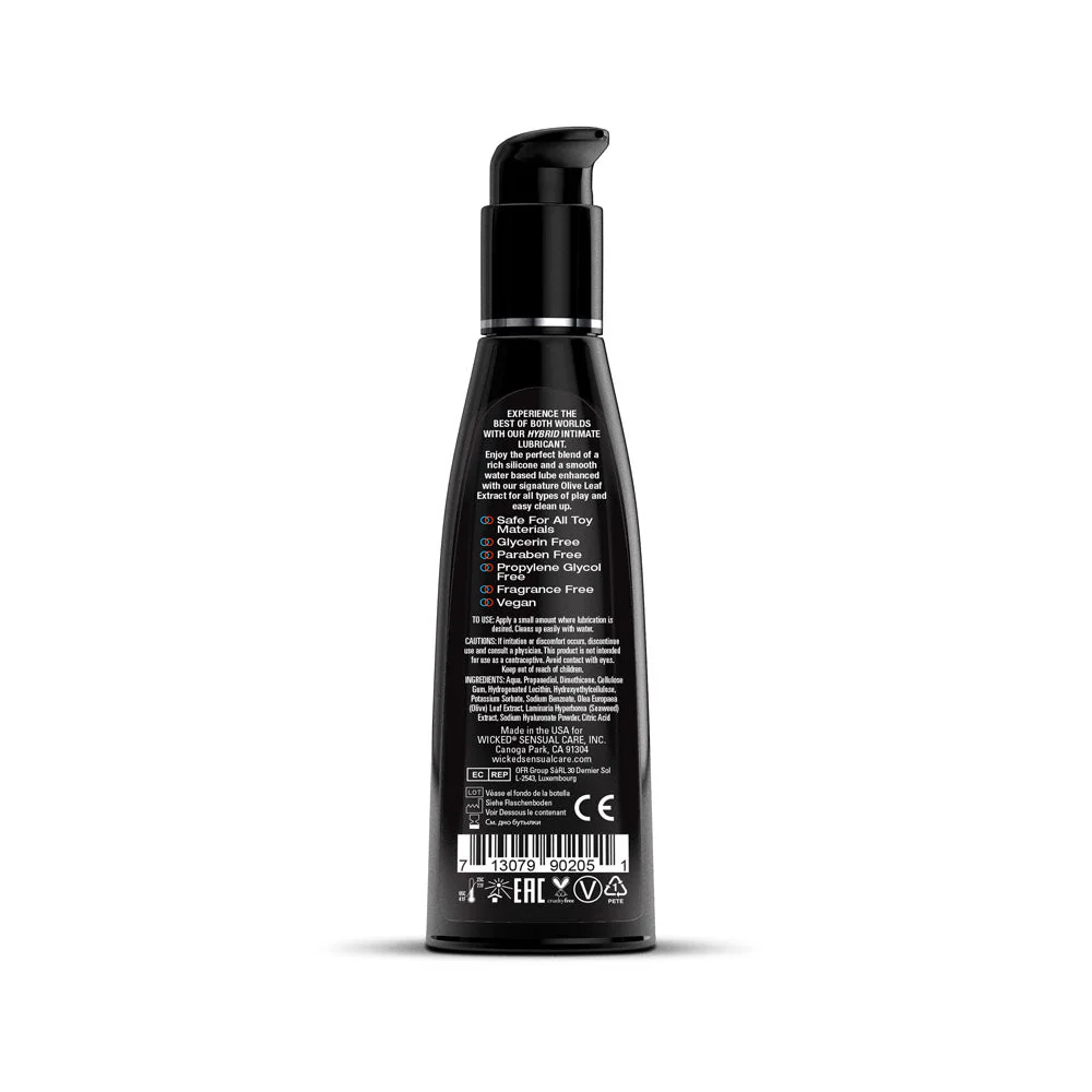 Wicked Hybrid - Water & Silicone Blended Lubricant - 120 ml Bottle - Image 2
