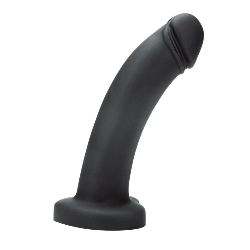 WhipSmart Heartbreaker 7'' Heart Base Dildo - Black 17.8 cm Dong with Heart Shaped Base - Image 2