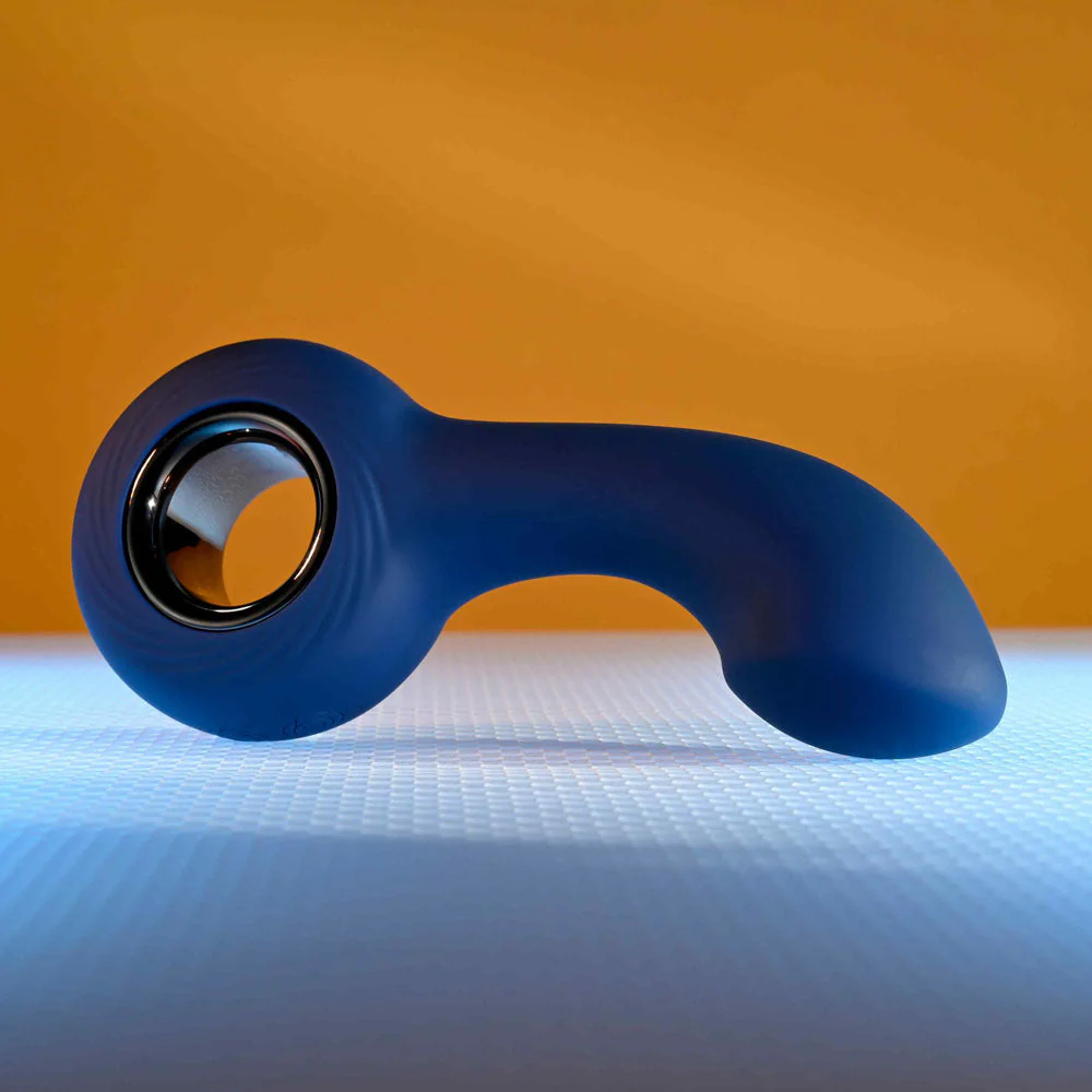 Zero Tolerance THE REACH - Blue 13.8 cm USB Rechargeable Vibrating Anal Plug - Image 5
