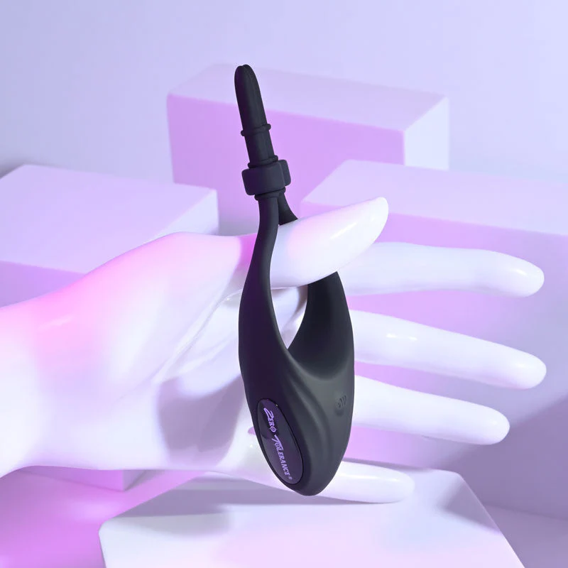 Zero Tolerance PERFECT FIT - Black USB Rechargeable Vibrating Lasso Cock Ring - Image 7